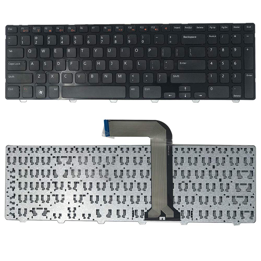 Laptop Keyboard For Dell Inspiron 15R 15VR N5110 00KMPC Black