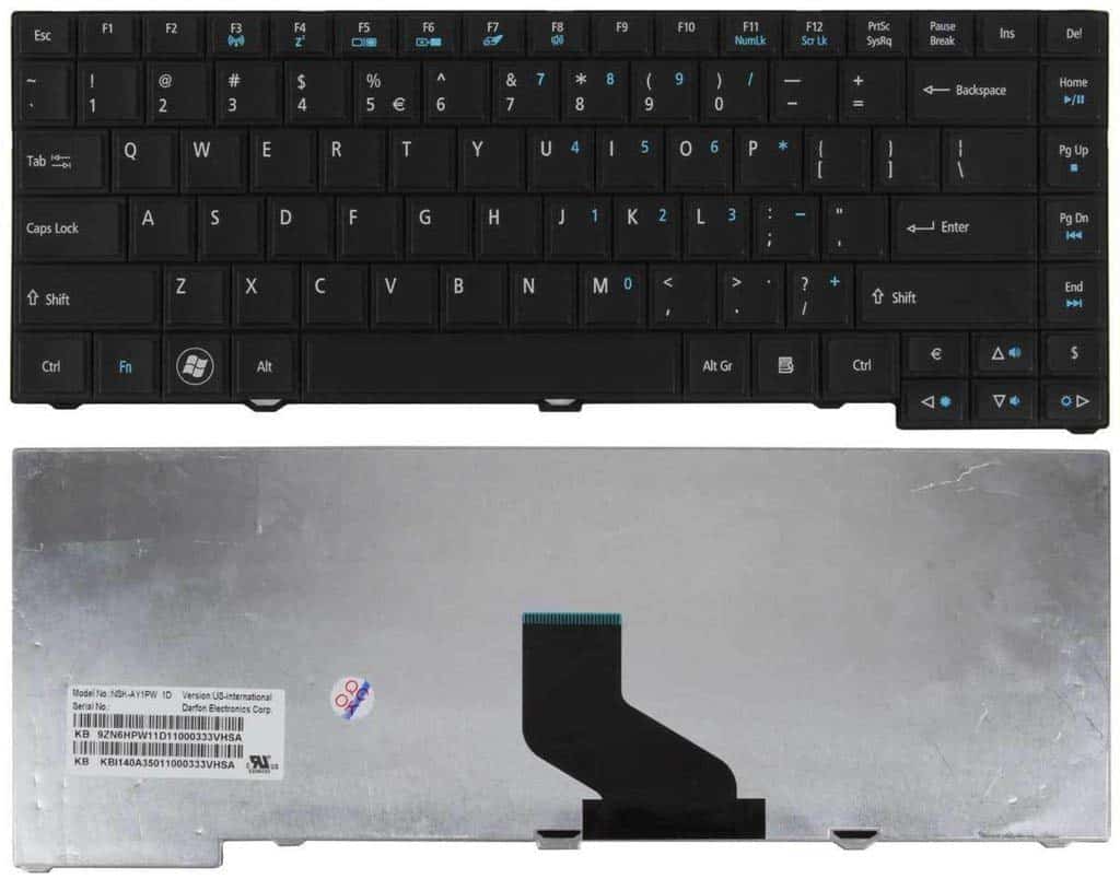 Laptop Keyboard For Acer TravelMate 4740 4750 4740G 4740Z 4740ZG KB.I140A.257 AEZQ3R00010 9Z.N3L82.Q1D