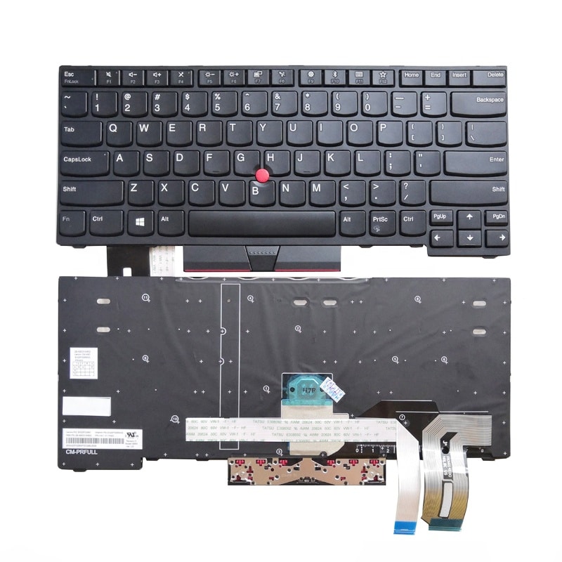 Laptop Keyboard For Lenovo ThinkPad E480 T480S E485 L480 L380 L390 L490 T480 T490 E490 E495