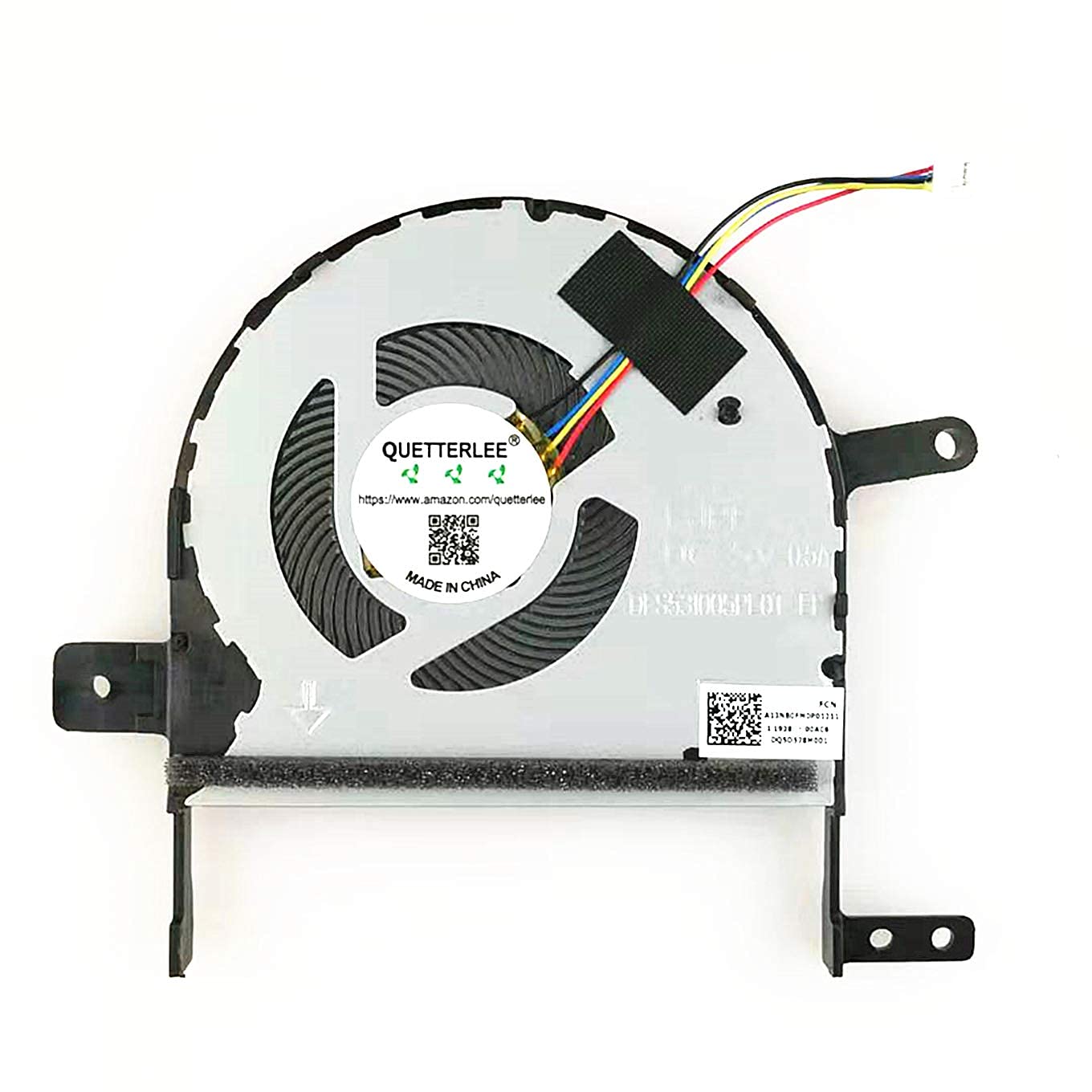 Laptop CPU Cooling Fan For ASUS S15 S510 S510U S510UQ S510UA X510 X510U X510UA X510UN X510UQ X510UR X510UAR S5100 S5100U S5100UQ F510UA Fan Series DFS53 1005PL0T FJPP A13NB0FM0P01