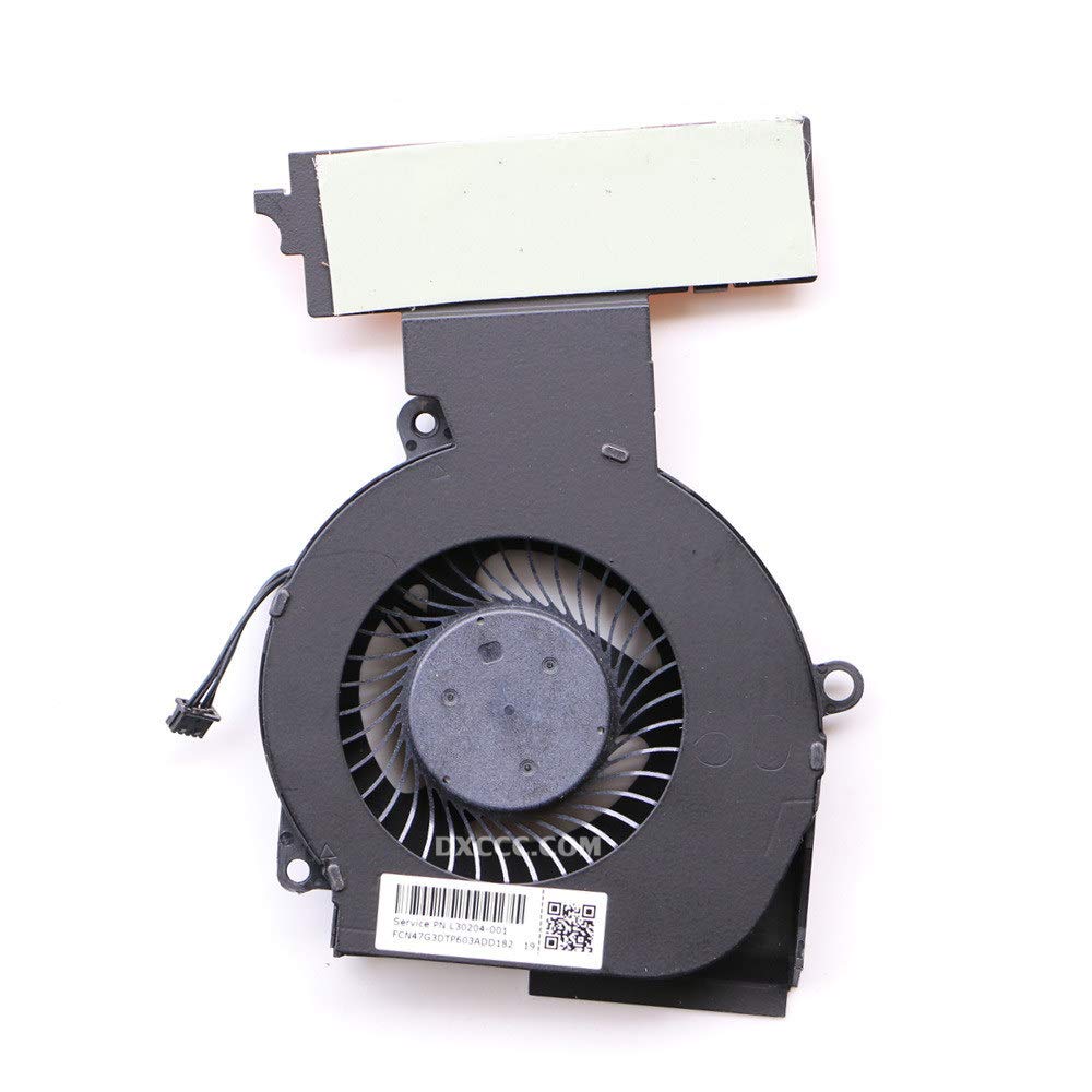 Laptop Fan for HP Omen 15-DC 15-DC0013TX 15-DC0004TX 15-DC0005TX 15-DC0007TX 15-DC0011TX 15-DC0123TX 15-DC0153TX CPU Cooling Fan L30203-001 L30204-001