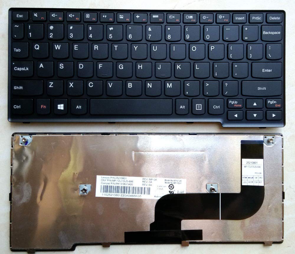 Laptop Keyboard For Lenovo S210 S210T S205 S215