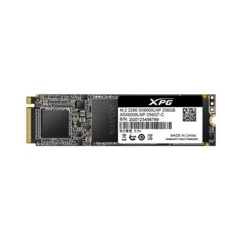 ADATA XPG SX6000 Lite 256GB PCIe Gen3x4 M.2 NVMe SSD ASX6000LNP-256GT-C