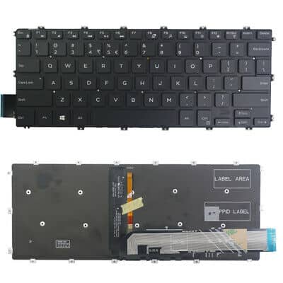 Laptop Keyboard for Dell 5580 5585 7586 5480 5488 5485 7386 5482 (Backlit)
