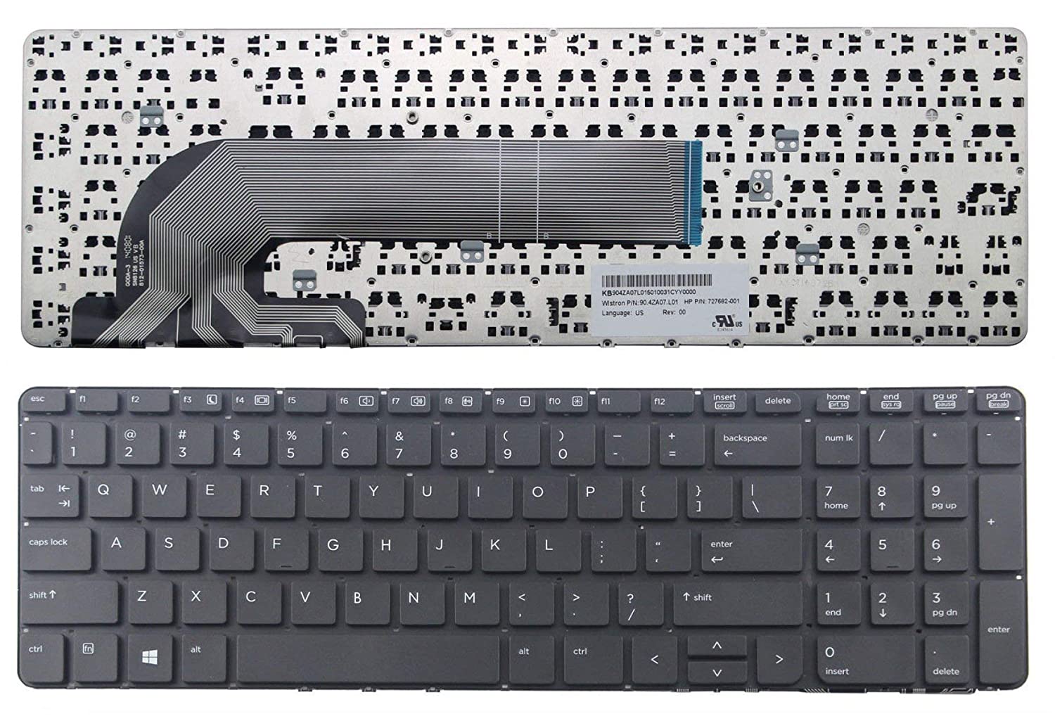 HP ProBook Laptop Keyboard 450 G0 450 G1 450 G2