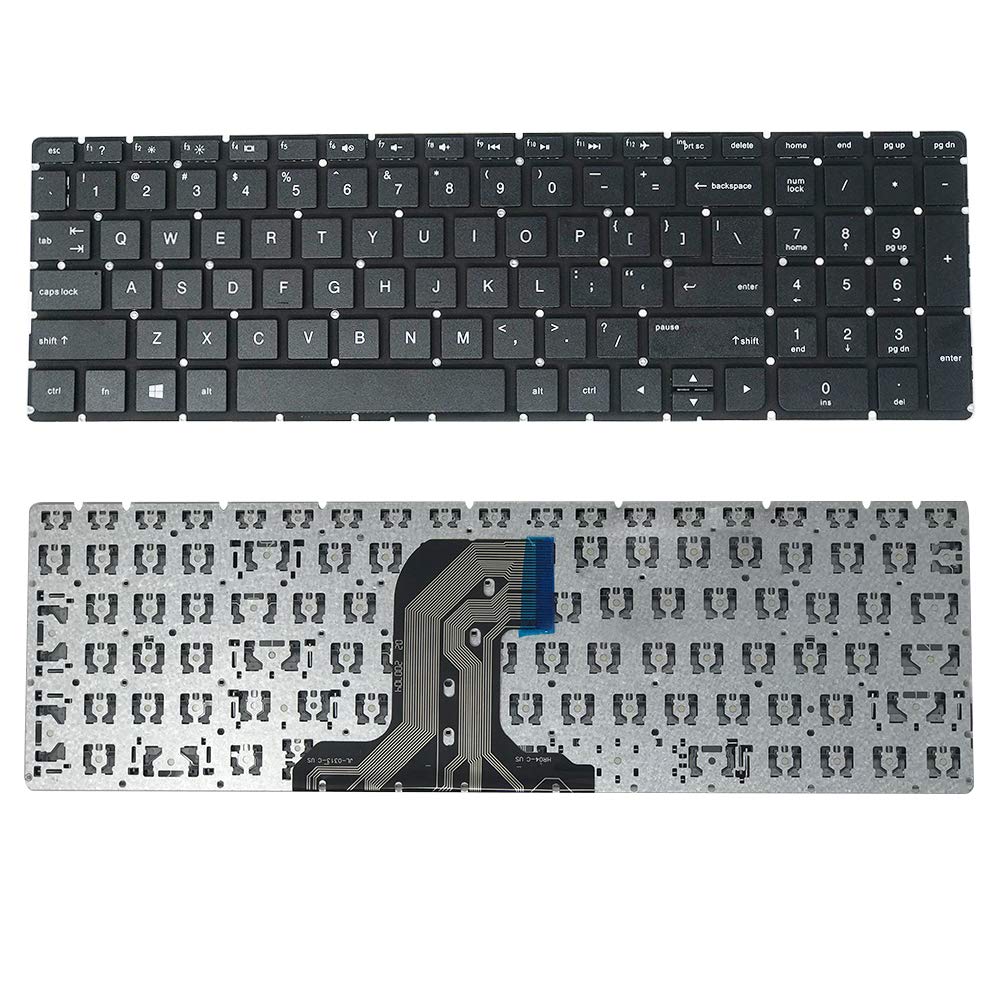 Laptop Keyboard For HP Pavilion 15ac-NSK-CWASCHp 250 G4 255 G4 256 G4 (Black)