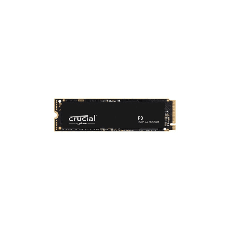 Crucial P3 500GB PCIe M.2 NVMe Gen 3 SSD